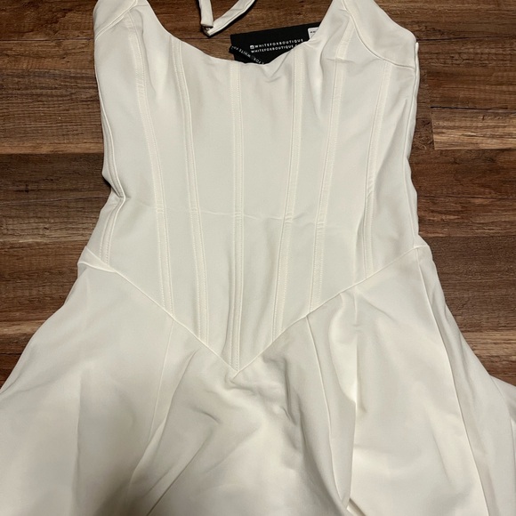 White Fox Boutique White Mini Dress - Picture 2 of 6